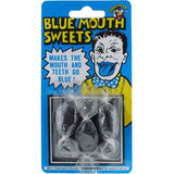 3 blaue Mundbonbons (für Kinder unter 5 Jahren verboten)