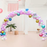 Balloon arch with plastic bases
