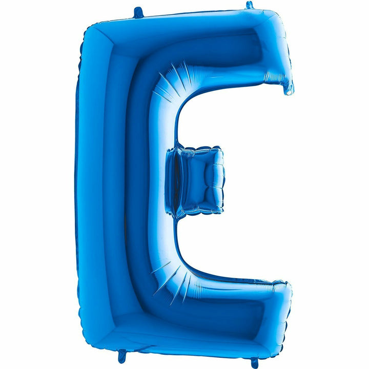 Ballon aluminium lettre "E" Bleu 40" 102 cm Grabo Balloons®,Farfouil en fÃªte,Ballons