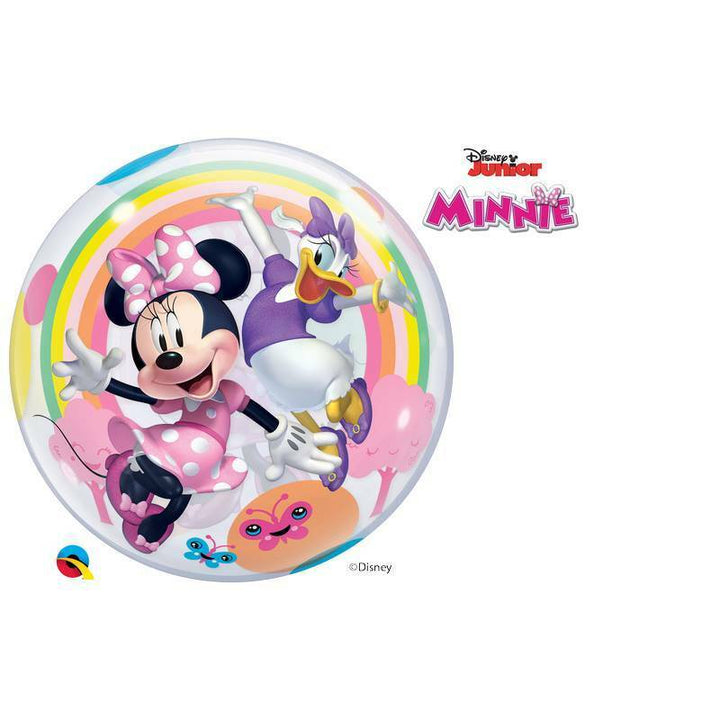 Ballon bubble Disney™ Minnie Mouse Fun 56 cm 22" Qualatex®,Farfouil en fÃªte,Ballons