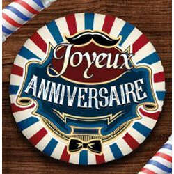 BALLON FOIL 45 CM JOYEUX ANNIVERSAIRE CIRQUE,Farfouil en fÃªte,Ballons