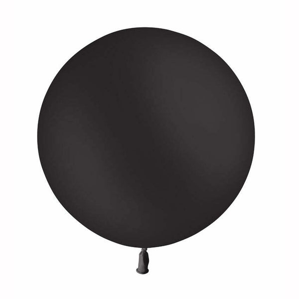 Ballon noir en latex 60 cm 2' Balloonia®,Farfouil en fÃªte,Ballons