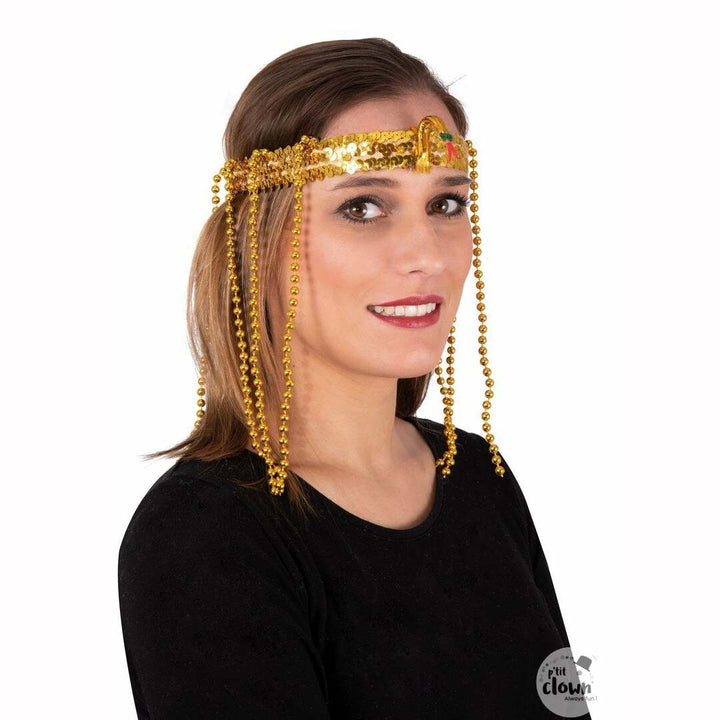 Bandeau égyptien avec serpent et perles,Farfouil en fÃªte,Chapeaux