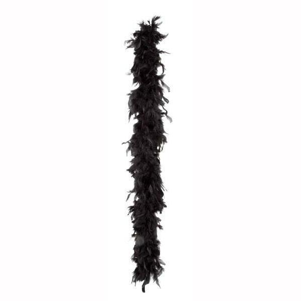 Boa à plumes noir 180 cm 65 gr,Farfouil en fÃªte,Boas et plumes
