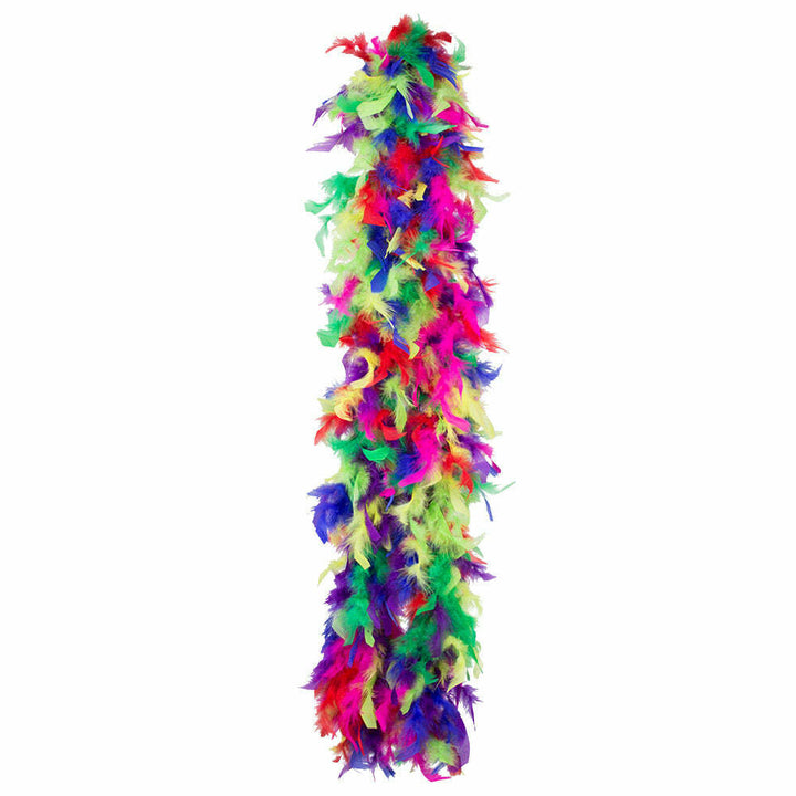 Boa luxe en plumes multicolores 1,80m 50 grs,Farfouil en fÃªte,Boas et plumes