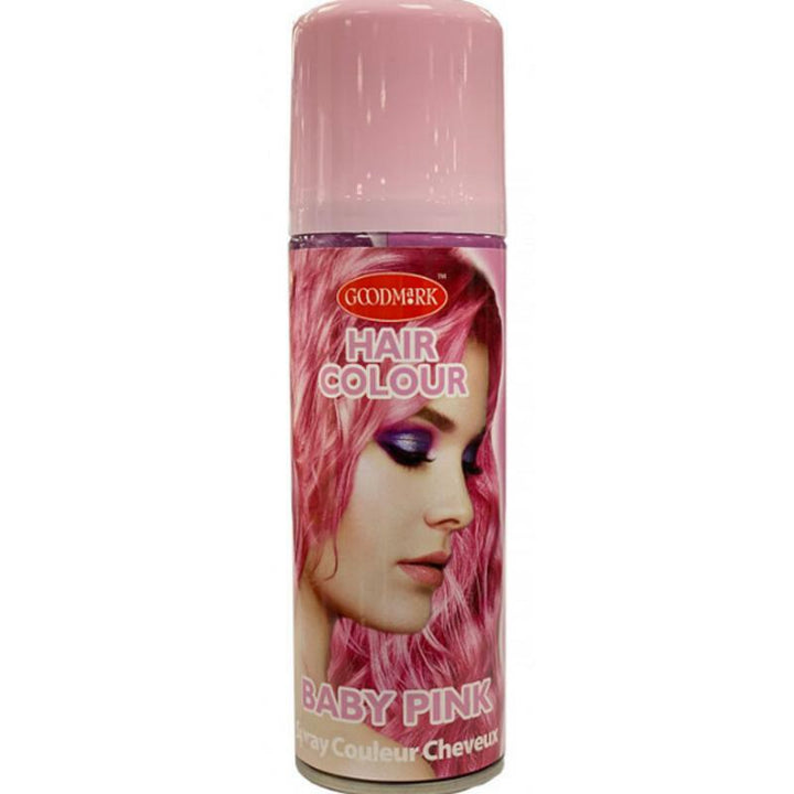 Bombe de laque pour cheveux pastel rose 125 ml,Coloration des cheveux,Farfouil_en_fete