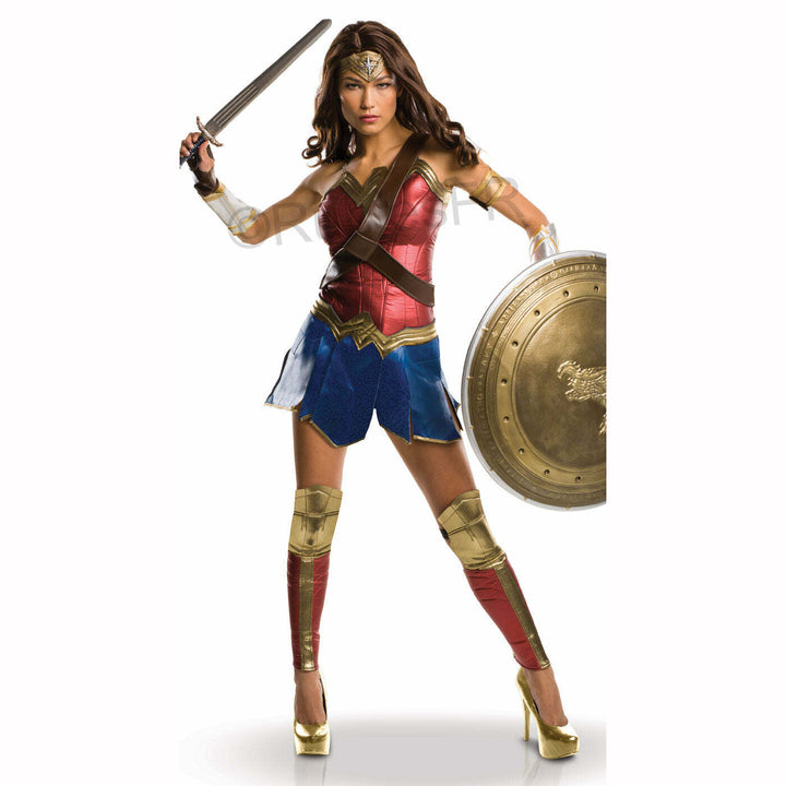 Bouclier en plastique Wonder Woman™ 60 cm,Farfouil en fÃªte,Armes