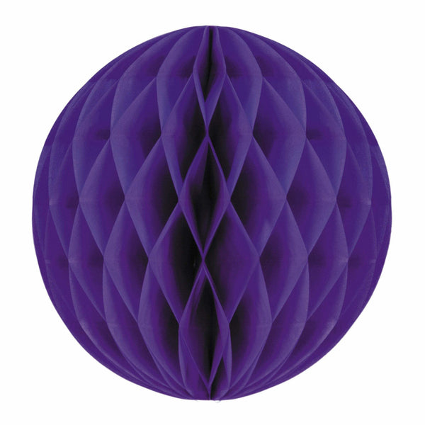 Boule alvéolée violette 20 cm,Farfouil en fÃªte,Lampions, lanternes, boules alvéolés