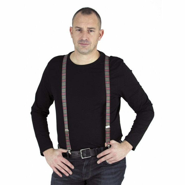 Bretelles à imprimé Tartan,Farfouil en fÃªte,Ceinture, bretelle