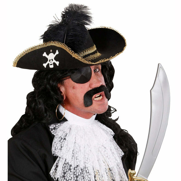 Chapeau adulte de pirate avec crâne et plume,Farfouil en fÃªte,Chapeaux