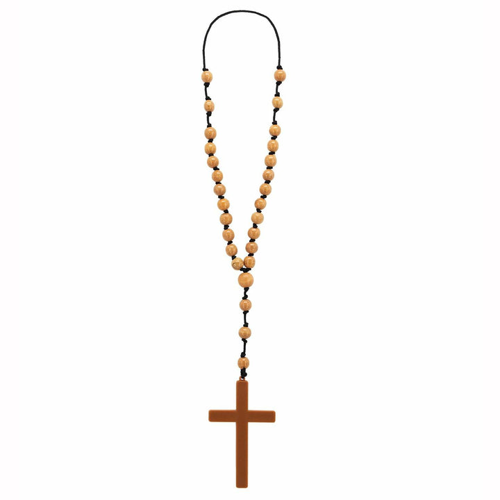 Collier rosaire chapelet avec croix,Farfouil en fÃªte,Bijoux