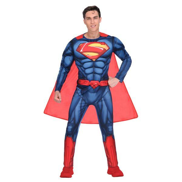 Costume adulte Superman™ classique,L,Farfouil en fÃªte,Déguisements