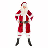 6-teiliges amerikanisches Weihnachtsmann-Kostüm der Spitzenklasse