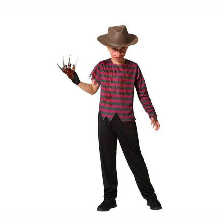Costume enfant assassin Freddy,5/6 ans,Farfouil en fÃªte,Déguisements