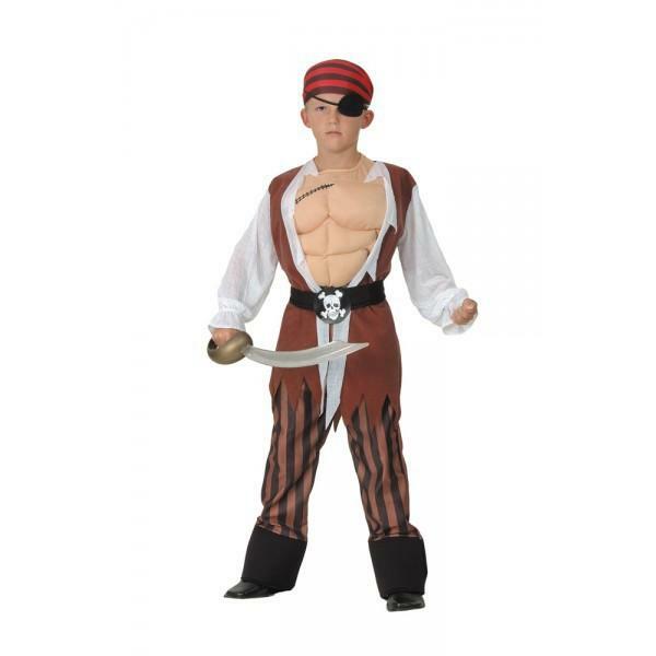 Costume enfant pirate musclé,Farfouil en fÃªte,Déguisements