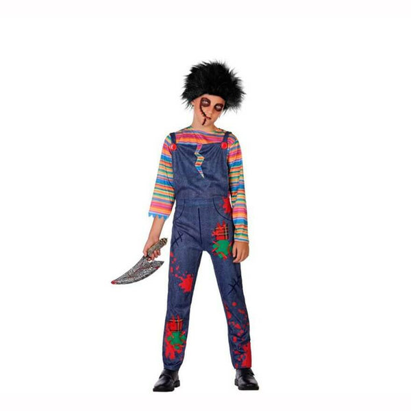 Costume enfant poupée diabolique Chucky,3/4 ans,Farfouil en fÃªte,Déguisements