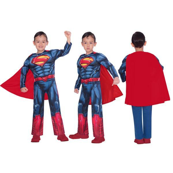 Costume enfant Superman™ classique,3/4 ans,Farfouil en fÃªte,Déguisements