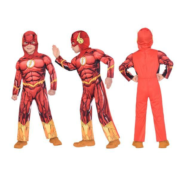Costume enfant The Flash™,3/4 ans,Farfouil en fÃªte,Déguisements