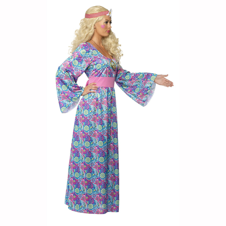 COSTUME HIPPIE ROBE LONGUE FLEURS,Farfouil en fÃªte,Déguisements