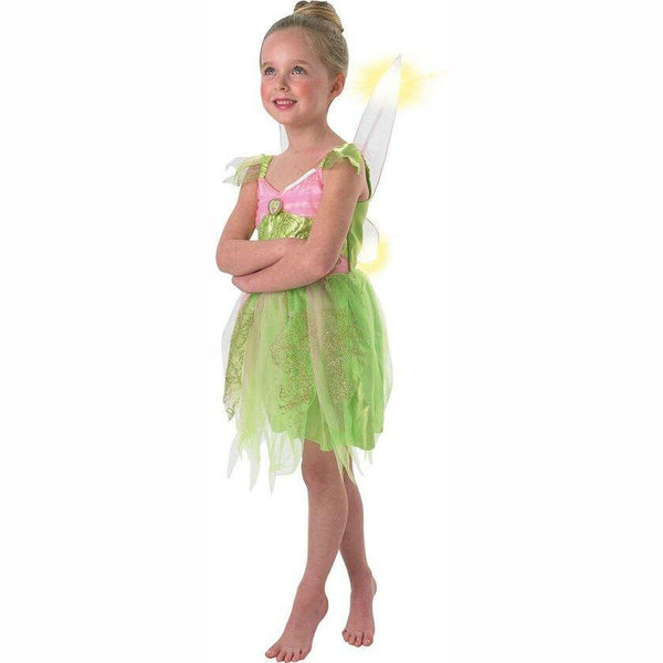 Costume luxe enfant Disney Fairies Light Up Fée Clochette,S,Farfouil en fÃªte,Déguisements