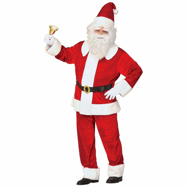 Costume Père Noël Américain velours,Farfouil en fÃªte,Déguisements