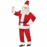 Amerikanisches Weihnachtsmann-Kostüm aus Samt