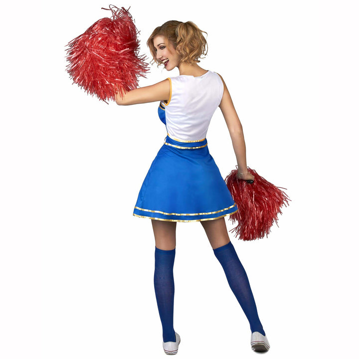 COSTUME POMPOM GIRL BLEUE,Farfouil en fÃªte,Déguisements