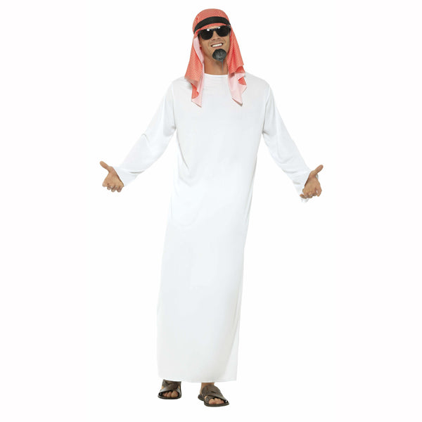 COSTUME TRADITIONNEL SAOUDIEN HOMME BLANC,Farfouil en fÃªte,Déguisements