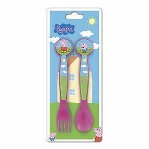 COUVERTS EN PLASTIQUE PEPPA PIG™,Farfouil en fÃªte,A definir