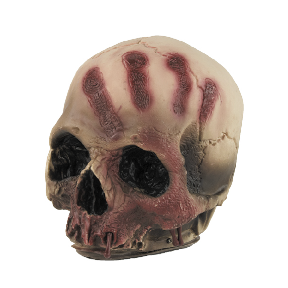 Crâne ensanglanté 16 cm,Farfouil en fÃªte,Décorations