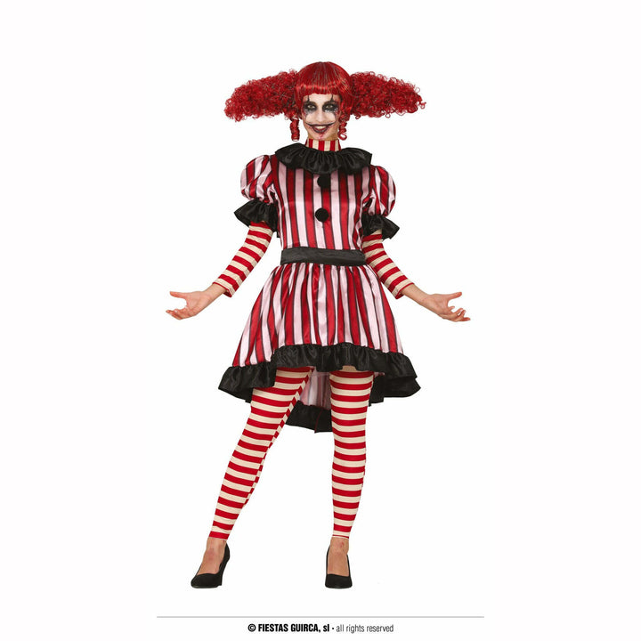 Déguisement adulte clown sombre diabolique femme,S,Farfouil en fÃªte,Déguisements