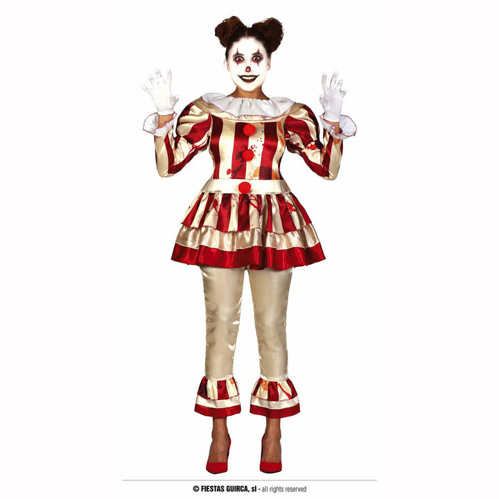 Déguisement adulte Scary clown femme,S,Farfouil en fÃªte,Déguisements