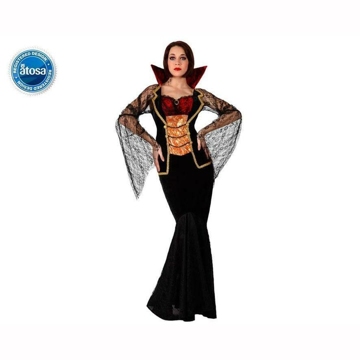 BLACK AND GOLD VAMPIRE ADULT COSTUME