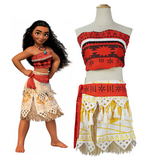 Moana costume for adults or children with necklace