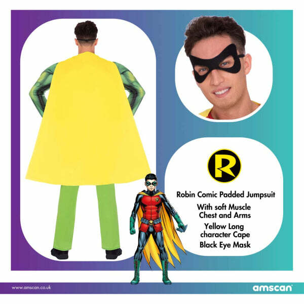 Déguisement luxe adulte Robin Batman™,Farfouil en fÃªte,Déguisements