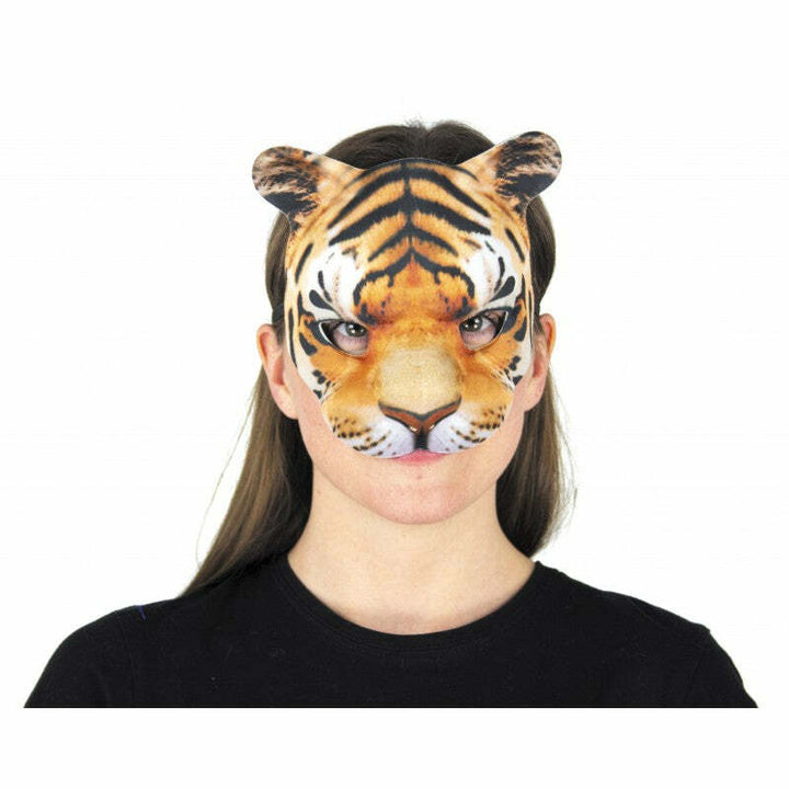 Demi-masque de tigre réaliste,Farfouil en fÃªte,Masques
