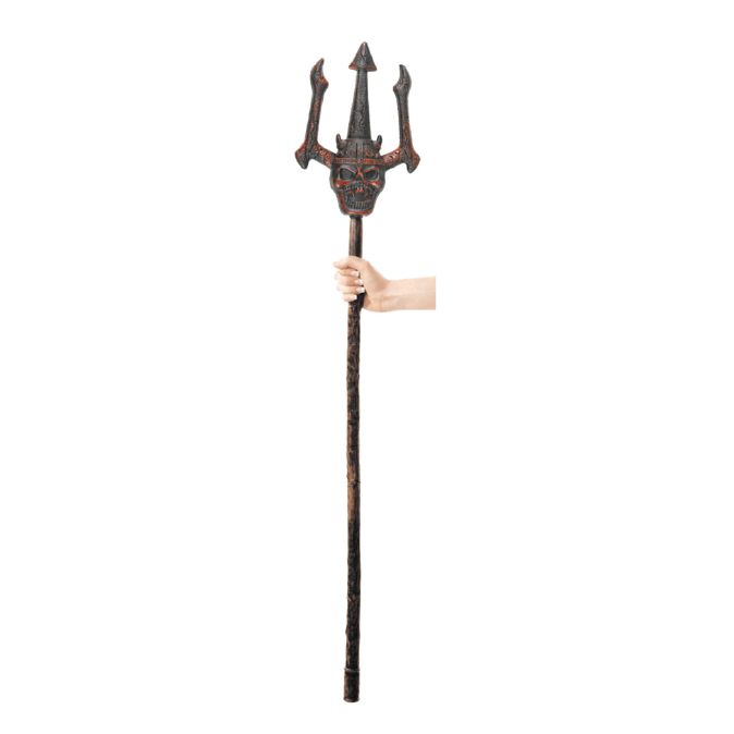 Fourche de Satan Luxe rouge 107 cm,Farfouil en fÃªte,Armes