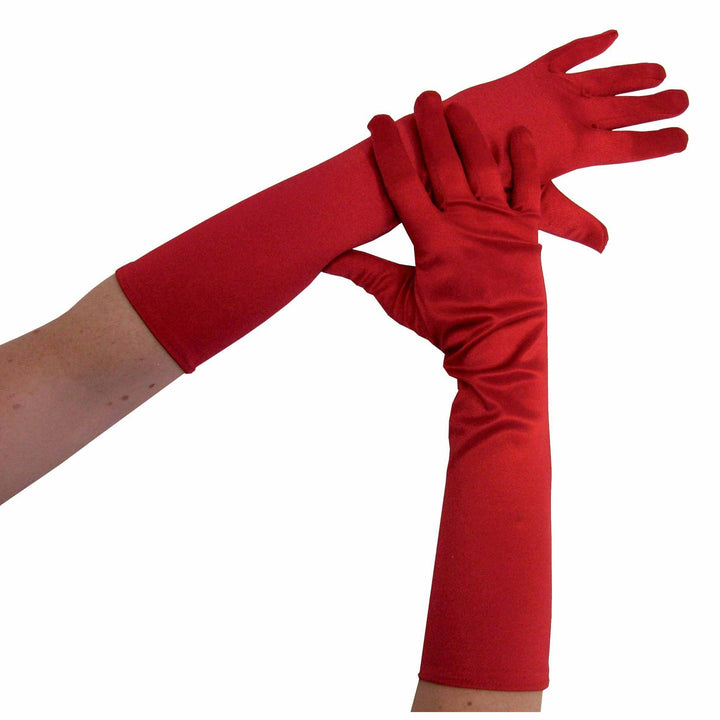 GANTS LONGS - 40 CM - ROUGE - LA PAIRE,Farfouil en fÃªte,Gants