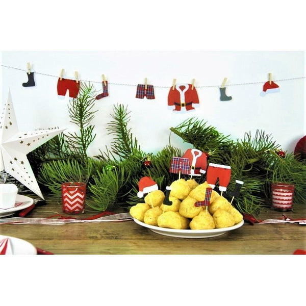 Guirlande DIY habits du Père Noël,Farfouil en fÃªte,Guirlandes, fanions et bannières