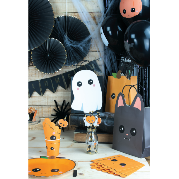 Guirlande mini-fanions Happy Halloween 2 mètres,Farfouil en fÃªte,Guirlandes, fanions et bannières