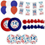14th of July France decoration kit 15 pieces
