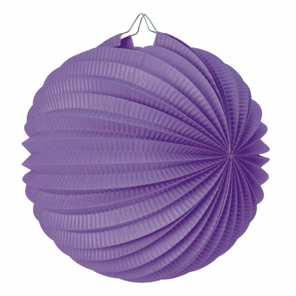 Lampion ballon violet 30 cm,Farfouil en fÃªte,Lampions, lanternes, boules alvéolés