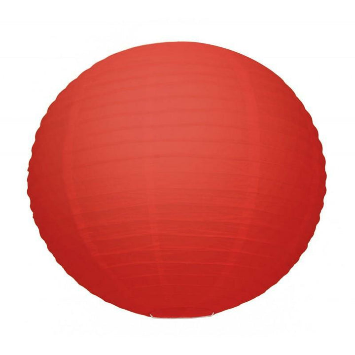 Lanterne japonaise rouge 15 cm,Farfouil en fÃªte,Lampions, lanternes, boules alvéolés
