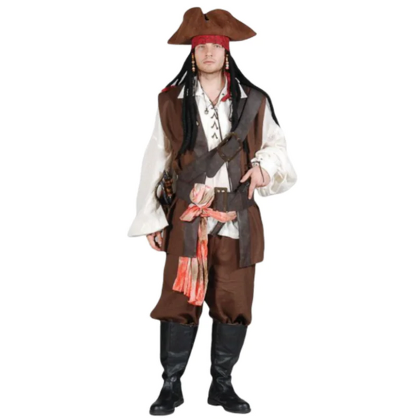 Location adulte Jack Sparrow Prestige homme,Farfouil en fÃªte,Déguisements et accessoires