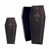 Set of 2 cardboard coffins of 28 cm