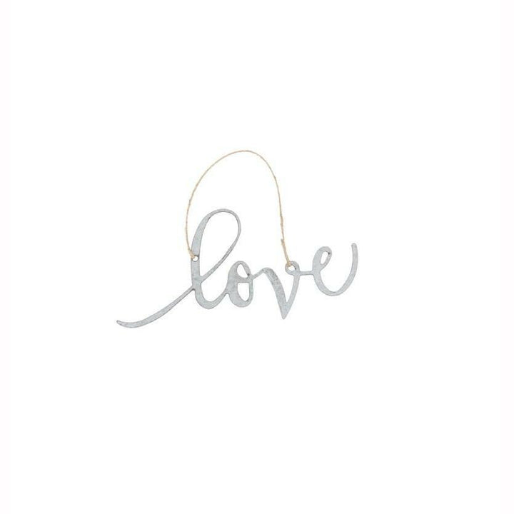 LOVE EN METAL CORDE JUTE 30X15CM,Farfouil en fÃªte,A definir