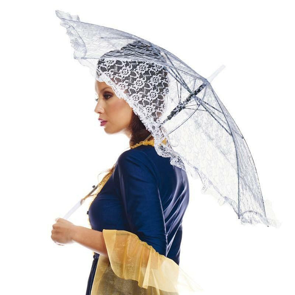 OMBRELLE DENTELLE IVOIRE,Farfouil en fÃªte,Ombrelles et parapluies