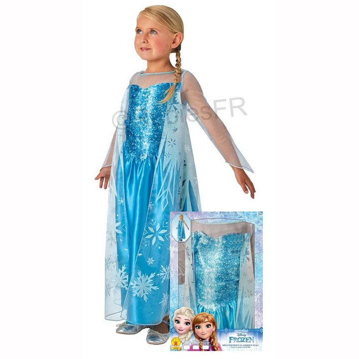 Panoplie de déguisement classique Elsa La Reine des neiges™,Farfouil en fÃªte,Déguisements