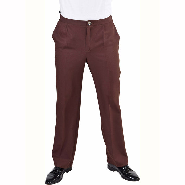 Pantalon classique luxe homme - Marron,S,Farfouil en fÃªte,Déguisements