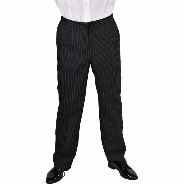 Pantalon classique luxe homme - Noir rayé blanc,Farfouil en fÃªte,Déguisements